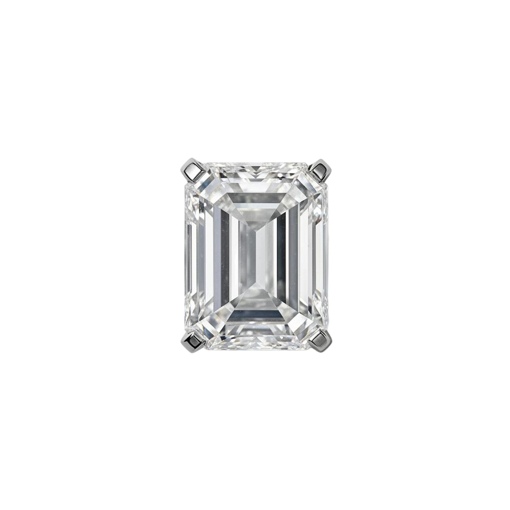 Emerald cut diamond